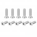 Uxcell 1 4-20x7 8 Flat Head Machine Screws Phillips 304 Stainless Steel Bolts 50pcs