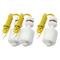 Uxcell 3 Pcs Zp4510 Water Liquid Level Sensor Plastic Pp Floating Float Switches
