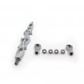Httmt Mt288-006- Chrome Spear Shift Linkage 2 Compatible With 1993-2016 H-d Fxdwg Dyna Wide Glide