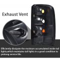 G-plus Tail Lights W O Bulbs Taillamps Rear Pair Set Compatible With Chevy Suburban Tahoe 2000-2006 Fit Gmc Yukon Yukon Denali