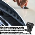 X Autohaux 5pcs Front Windshield Wiper Washer Nozzle Spray Jet Kit 85381-30020 85381-12050 For Toyota Corolla 1992-1996