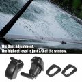 X Autohaux 5pcs Front Windshield Wiper Washer Nozzle Spray Jet Kit 85381-30020 85381-12050 For Toyota Corolla 1992-1996