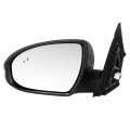 Auto Dynasty Hy1321231 Side Door Power Mirror With Heated Glass Blind Spot Signal For Tucson 2016-2018 Passenger Right Paint To