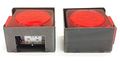 Led Square Tail Light Kit For Trailers Under 80 In Wide Includes 2 Red Stop Turn Clearance Licenses And Steel Light Boxes 12v 