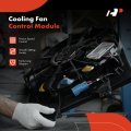Engine Radiator Cooling Fan Control Module For Ford Focus 2005-2012 Mazda 3 2004-2009 Sport 2009-2011 Volvo C70 2004-2010 C30