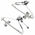 Ocpty Power Window Regulator With Motor Fit For 2005-2010 Dodge Dakota 2006-2009 Mitsubishi Raider Rear Left Rear Right 741-073