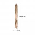 Uxcell 10x100mm Hanger Bolts 48pcs Double Ended Self-tapping Thread Wood To Dowel Screws For Connecting
