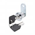 Uxcell Tubular Cam Lock 13 16 Cylinder Length Fits On 1 2 Max Panel Thickness Chrome Finish Keyed Alike