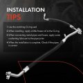 A-premium A C Suction And Discharge Line Hose Assembly Compatible With Jeep Cherokee 2014-2018 L4 2 4l