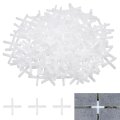 800pcs Tile Spacers 2 5mm 3 32 Cross Shape Wall Floor Spacer Tiling Tools For Ceramic Installation Pe Plastic White