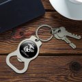 Graphics More Veteran Marine Corps Usmc White On Black Officially Licensed Keychain With Bottle Cap Opener