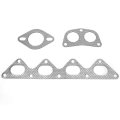 Aluminum Exhaust Manifold Header Gasket Set Compatible With 89-94 Mitsubishi Eclipse Gs Eahle Talon Es Plymouth Laser Rs