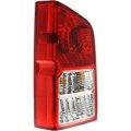 Tail Light Assembly For Nissan Pathfinder 2005 To 2012 Driver Side Ni2800172 26555ea525 Halogen Clear And Red Lens 