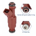 X Autohaux 4 Pcs 35310-2e000 Flow Matched Fuel Injector For Hyundai Elantra 1 8l 2011-2013 Brown