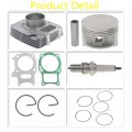 Wflnhb Cylinder Gasket Piston Kit Replacement For Honda Sportrax 250 Trx250ex 2001-2008 13011-hm8-003 13111-425-000 94601-15000