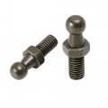 X Autohaux 2 Set 10mm M8x15mm Car Gas Strut Ball Studs Black For Struts Shocks