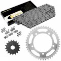 Caltric O-ring Drive Chain And Sprockets Kit Compatible With Suzuki Gsxr1000 2007 2008
