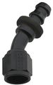 203006-bl Black Size -6 30 Degrees Push Lock Hose Fitting Stainless Steel Adapter Auto Part 