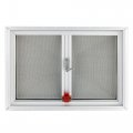 Recpro Rv Escape Hatch And Vent Emergency Roof Exit Durable White Plastic Dome Mesh Screen 15x22