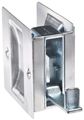 Rockwood 890 26d Brass Pocket Door Pull 2-1 2 Width X 2-3 4 Height Satin Chrome Plated Finish 