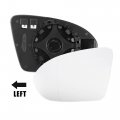 X Autohaux Car Rearview Left Driver Side Heated Mirror Glass Replacement W Backing Plate For Chevrolet Cruze 2016-2019