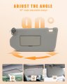 Ocpty Left Driver Side Sun Visor With Sunroof Fit For 2013 2014 2015 2016 2017 2018 Nissan Pathfinder Infiniti Qx60 Jx35