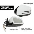 Rear View Side Mirror W O Blind Spot Driver And Passenger For Benz M Gl Class Ml63 Ml350 Ml300 Ml500 W164 X164 Gl350 Gl450