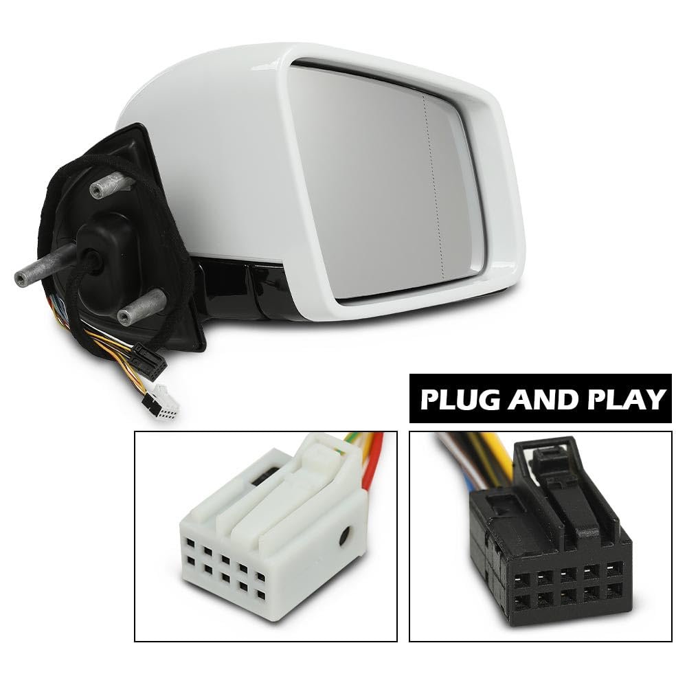 Rear View Side Mirror W O Blind Spot Driver And Passenger For Benz M Gl Class Ml63 Ml350 Ml300 Ml500 W164 X164 Gl350 Gl450