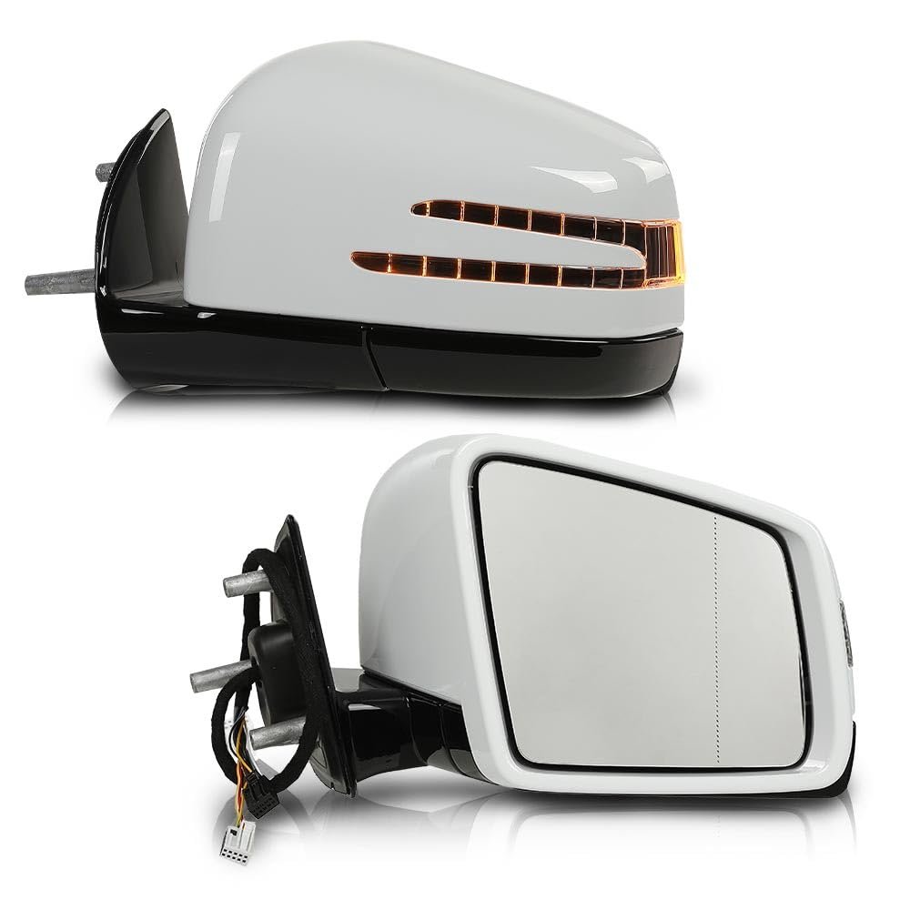 Rear View Side Mirror W O Blind Spot Driver And Passenger For Benz M Gl Class Ml63 Ml350 Ml300 Ml500 W164 X164 Gl350 Gl450