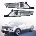 2-pack Fog Light Assembly Driver And Passenger Side Replacement For 2017-2018 Explorer Fusion 