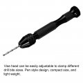 Uxcell 26pcs Pin Vise Hand Drill Bit Set 0 5mm-3 0mm Micro Mini Twist Bits 25pcs Precision Rotary Tools Black For Metal Wood