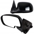 Aintier Driver And Passenger Side Mirror With Manual Fold Non-heated Compatible 2007-2013 For Gmc Sierra 1500 2500 Hd 3500hd