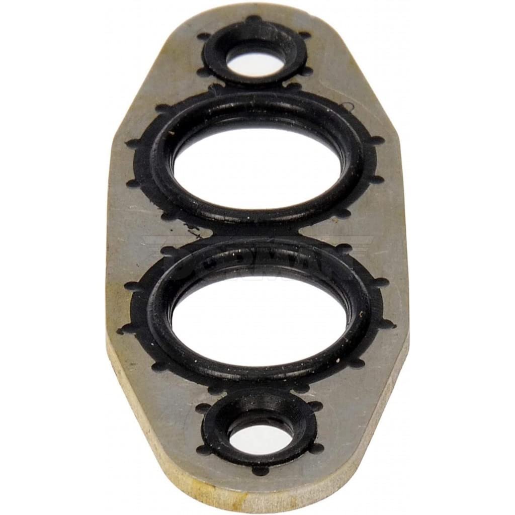 Chevy Avalanche 1500 2005 2006 Oil Cooler Line Gasket Aluminum And Rubber Silver Color One Piece Configuration 1 03inches Face