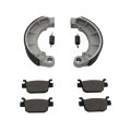 Front Brake Pads Rear Shoes For 2008-09 2011 Honda Trx500 Fm Foreman 500 4x4 