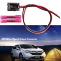 2-pin Led Abs Wheel Speed Sensor Connector For Honda Accord Cr-v Civic 2012-2020 Pigtail Plug Wiring Harness 7283-2090