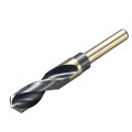 51 64 Drill Bit 1 2 Reduced 3-flat Shank 4241 High-speed Steel Bits Black And Gold Finish 118a Drill For Light-duty Machining 