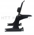 Httmt- Detachable Sissybar Luggage Rack Compatible With 2002-2005 H-d Dyna Passenger Backrest Black P N Sbb022