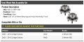 Front Wheel Bearing Hub Assembly Set Of 2 Compatible With 2005-2010 Dodge Dakota 4wd 2wd 2-wheel Abs Brakes