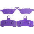 Front And Rear Brake Pads Fa457 Fa458 For Dyna 2008 To 2017 Fatboy Heritage Softail Night Train Rocker Carbon Fiber 2 Pair Set