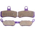 Front And Rear Brake Pads Fa457 Fa458 For Dyna 2008 To 2017 Fatboy Heritage Softail Night Train Rocker Carbon Fiber 2 Pair Set 