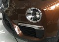 Kaitian 2pcs Abs Chrome Round Front Fog Light Lamp Frame Molding Cover Trim Strip Decorative Emblems For Bmw X1 2016 2017 2018