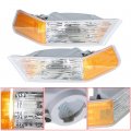 Wflnhb 1 Pair Front Left And Right Turn Signal Lights Lamps Marker Corner Replacement For Jeep Patriot 2007-2014 Driver