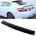Jdm Rear Window Roof Visor Spoiler Deflector For 2013-2017 9th Gen Honda Accord 4 Door Sedan Model Only 