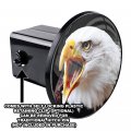 Tricktoppers Trailer Hitch Cover Plug For 2 Inch Receivers Class 3 4 5 With 1 Pin Offset And Hole - Printed High Resolution