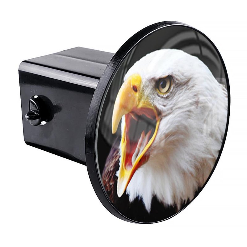 Tricktoppers Trailer Hitch Cover Plug For 2 Inch Receivers Class 3 4 5 With 1 Pin Offset And Hole - Printed High Resolution