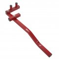 Decking Straightening Tool Simple Operation Ergonomic Handle Alloy Steel Red Coated Surface Deck Board Bender For Woodworking