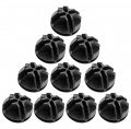 Urbest Wire Cube Connectors Plastic For Modular Organizer Closet And Grid Storage Shelving Unit Black 10 