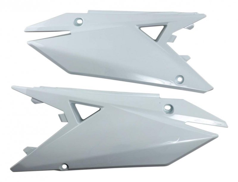 Ufo Plastics Rm-z450 18 Side Panels Suzuki Wht Su04942-041 New