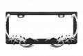 Cla Scorpion Metal License Plate Frame Black 