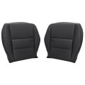 Front Driver And Passenger Side Bottom Replacement Seat Covers Black Microfiber Leather For Acura Rdx 2007 2008 2009 2010 2011 